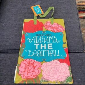 Trader Joe's Alabama The Beautiful Tote Bag - Green and Red